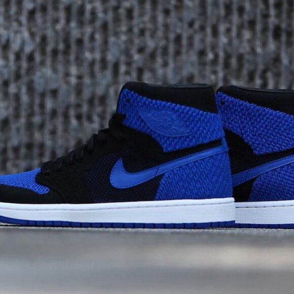 Nike Air Jordan 1 Retro High Flyknit Men’s Size 11 Royal Blue 919704-006… - Picture 4 of 13